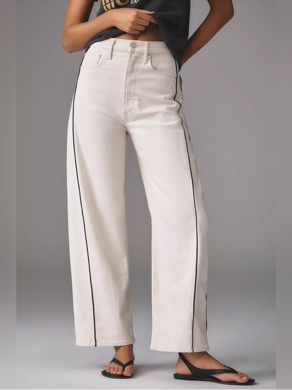 MOTHER Denim The Half Pipe Ankle Jeans in Act Natural Size 25